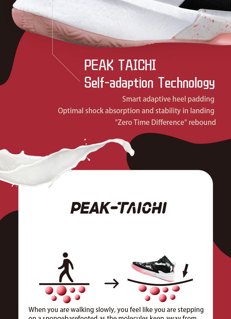 PEAK TAICHI ULTRALIGHT BIG TRIANGLE COW Men Sneakers Breathable Street Basketball Culture Sports Shoes Unisex 2021 E11131A