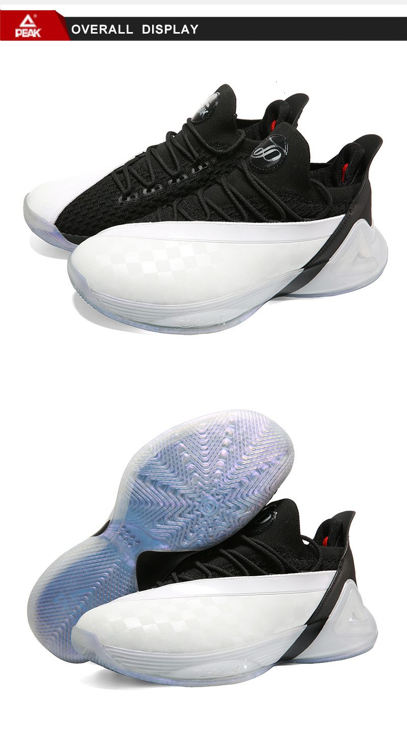 PEAK TONY PARKER 7 Basketball Sneakers TAICHI Technology Adaptive Cushioning Sneakers Male Training Sports Shoes