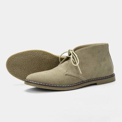 Men s Suede Desert boots high quality American Style Casual Ankle boots Handmade Shoes for men