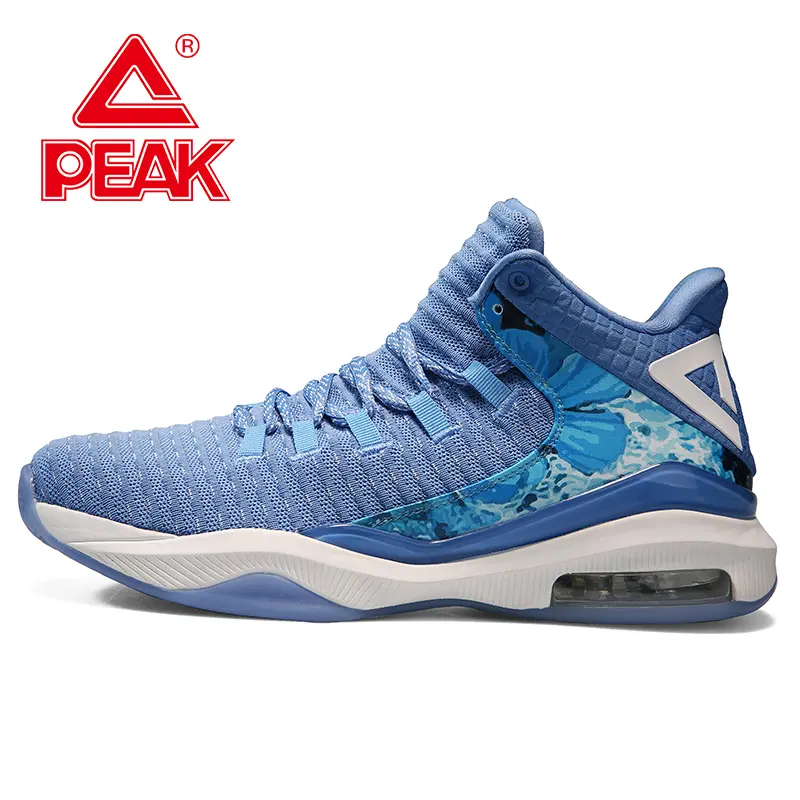 PEAK Men's Air Cushion Basketball Shoes Rebound Boots Outdoor Wearable  Non-slip Sneakers Breathable Upper Gym Training Footwear