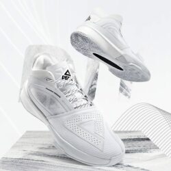 PEAK TAICHI BIG TRIANGLE Andrew Wiggins Men s Sneakers Breathable White Sports Competitive Basketball Shoes