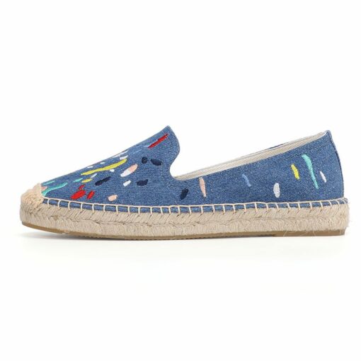Casual Summer Shoes  Espadrilles Sapatos Zapatillas Mujer Platform Lady Slippers For Spring Flats Footwear
