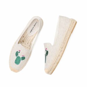 Zapatillas Mujer Platform  Sale Hemp Sapatos New Quality Shallow Embroidery Classic Flat Sneakers Up