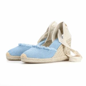 2021 9cm Sandalias Mujer Special Offer Denim Sandals Sapato Feminino Sapatos Mulher Espadrilles Wedge For With Ankle Strap