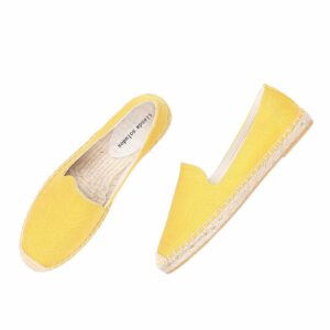 Direct Selling Real Platform Hemp Rubber Slip on Casual Solid Zapatillas Mujer Sapatos Womens Espadrilles