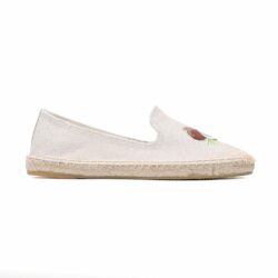 Floral Sapatos Time limited New Arrival Flat Platform Hemp Rubber Slip on Casual Zapatillas Mujer