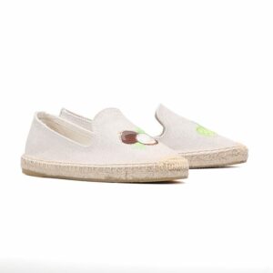 Floral Sapatos Time limited New Arrival Flat Platform Hemp Rubber Slip on Casual Zapatillas Mujer