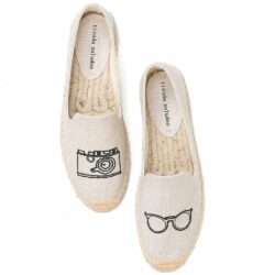 New Espadrilles Espadrille Sapatos Embroider Shoes Comfortable Slippers Ladies Womens Casual Breathable Flax Hemp