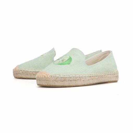 Real Espadrilles For Female Breathable Slip On Woman Comfortab New Sale Hemp Zapatillas Mujer Sapatos