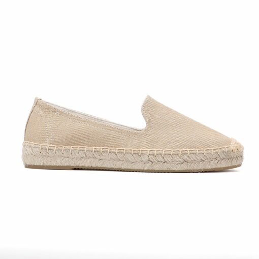 Round Toe New Top Fashion Sale Flat Platform Hemp Rubber Slip on Casual Sapatos Zapatillas