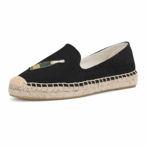 Rushed Direct Selling Sapatos Espadrilles Flat Casual Shoes Rubber Ladies Woman Slip On Flats Outdoor