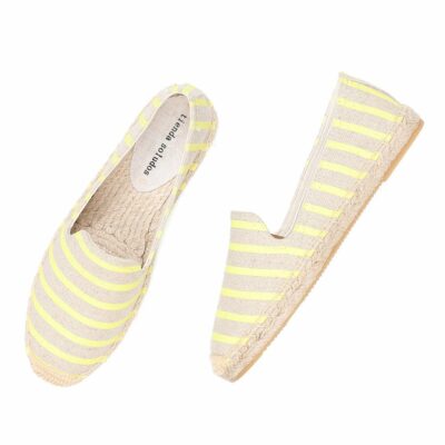 Sale Time limited Platform Hemp Rubber Slip on Casual Striped Zapatillas Mujer Sapatos Womens Espadrilles