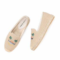 Slip on Real Sapatos Flats Rushed Zapatillas Mujer Breathable Fashion Woman Hard wearing Rubber Embroidered