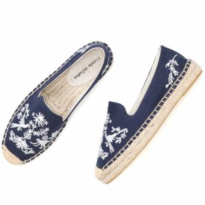 Zapatillas Mujer Espadrille  Sapatos Espadrilles Embroider Shoes Comfortable Ladies Womens Casual Flax Hemp Fashion