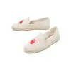 new fruit pattern embroidery flat loafers shallow mouth round toe comfortable espadrilles ladies slip on