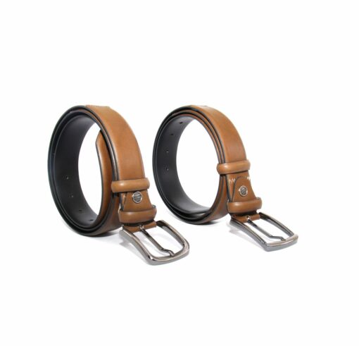 Classic-Handmade-Belts-with-Real-Calf-Leather-Camel-Tobacco-Color-Handsewn-Men-s-Matching-Fashion-Accessories