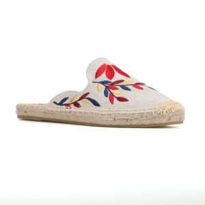 Espadrilles For Flat Shoes Zapatos De Mujer Top Direct Selling Hemp Summer Rubber Print Terlik Mules