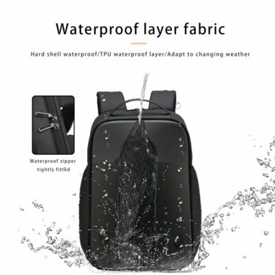 Fenruien Men's Waterproof Backpacks for 15.6 Inch Laptop