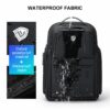 Fenruien Multifunctional Waterproof Backpack For 15.6 Inch Laptop