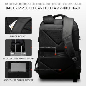 Fenruien Hard Shell Waterproof Backpacks Anti-thief USB Charging Backpack Men Business Travel Backpack Fit For 17.3 Inch Laptop