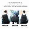 Fenruien Large Capacity Multifunction Business Backpacks Fit for 17.3 Inch Laptops Waterproof Men's Backpack Travel Bags FRN7218