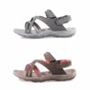 GRITION Women Sandals Flat Soft Sole Summer Outdoor Beach Shoes Walking Comfort Ladys Casual Open Toe 2020 Breathable Sneaker 41