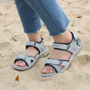 GRITION Women Summer Sandals Casual Non-Slip Shoes Lightweight High Quality Breathable Quick Drying Platforms Heels 36-41 New