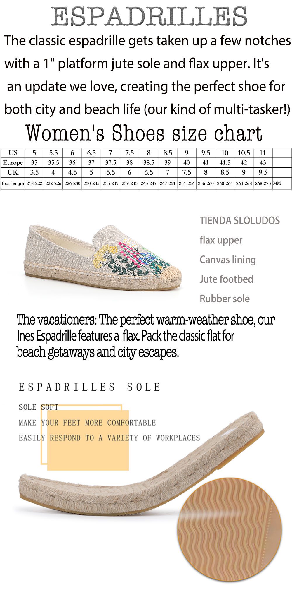 2022 Round Toe Espadrilles Shoes Flat Ladies Fashion Comfortable Womens Casual 2021real Rushed Hemp Zapatillas Mujer Sapatos