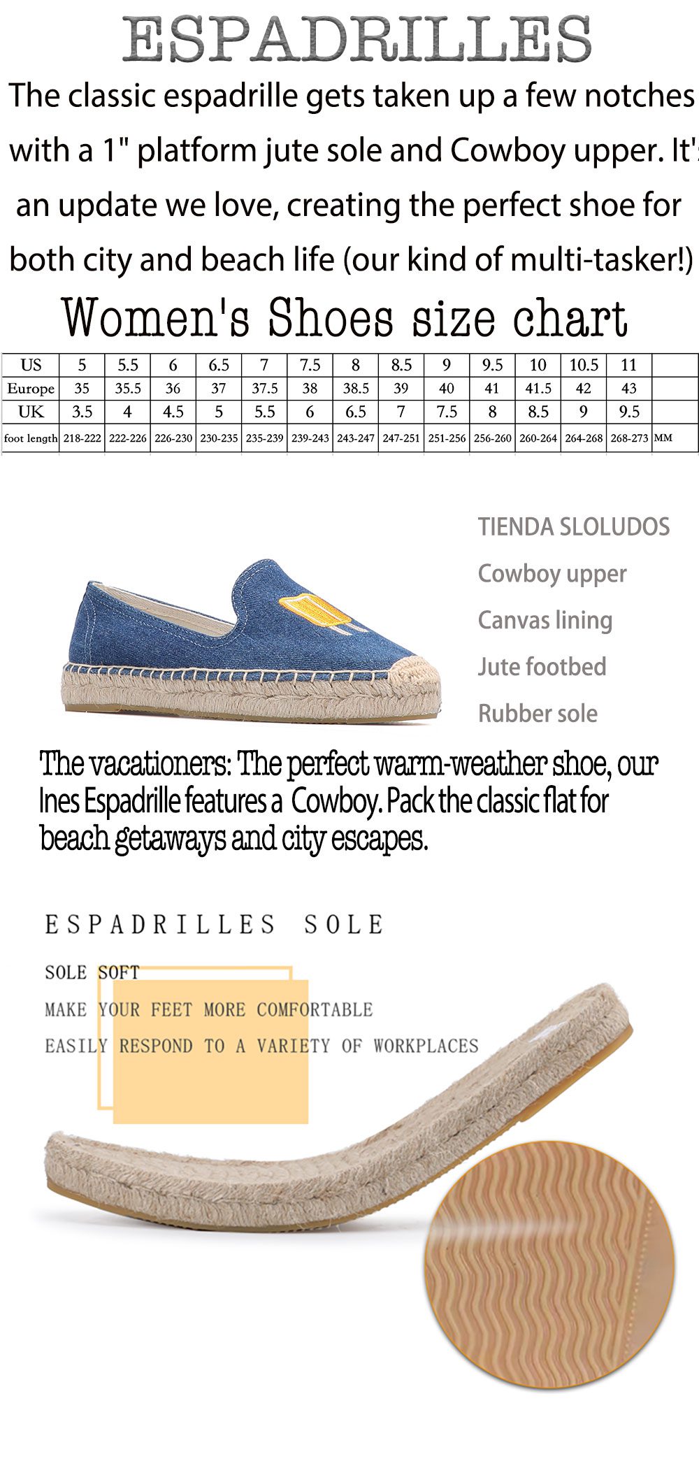Womens Espadrilles Shoes 2022 Top Fashion New Flat Platform Hemp Rubber Slip-on Casual Sapatos Zapatillas Mujer Spring/autumn
