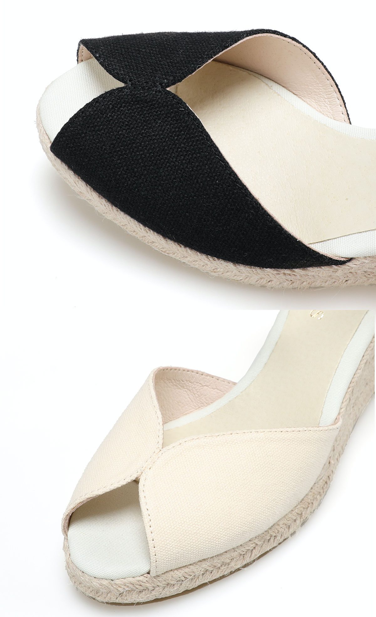 Women's Espadrilles Wedge 2022 Sapato Feminino Selling Hemp 6cm Casual Open Sandals Sapatos Mulher Sandalias Mujer Elastic