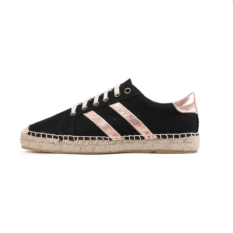 Women's Low Top Lace-up 2022 Zapatillas Mujer Chunky Espadrille Flatform Fashion Sneakerflat Shoe Thick At The Bottom Of Shoes