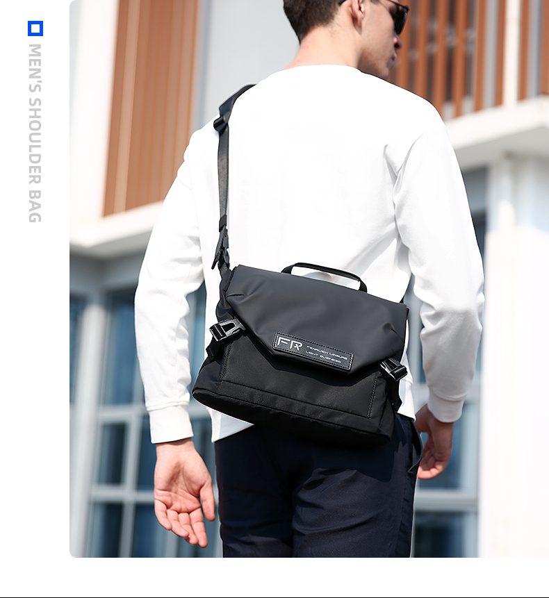 Fenruien Fashion Crossbody Bag Water Resistant Outdoor Sports Messenger Bag For Men Business Handbag Shoulder Bags 2021 New