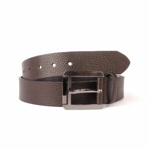 Handmade Brown Leather Belt, Calfskin Genuine Floater Leather, Men's Casual Fashion Accessories Denim Pants