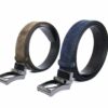 Handmade Double Side Leather Belts, Real Calf Suede, Dark Blue Sky Blue Olive, Reversible Silver Buckles, Colorful Accessories