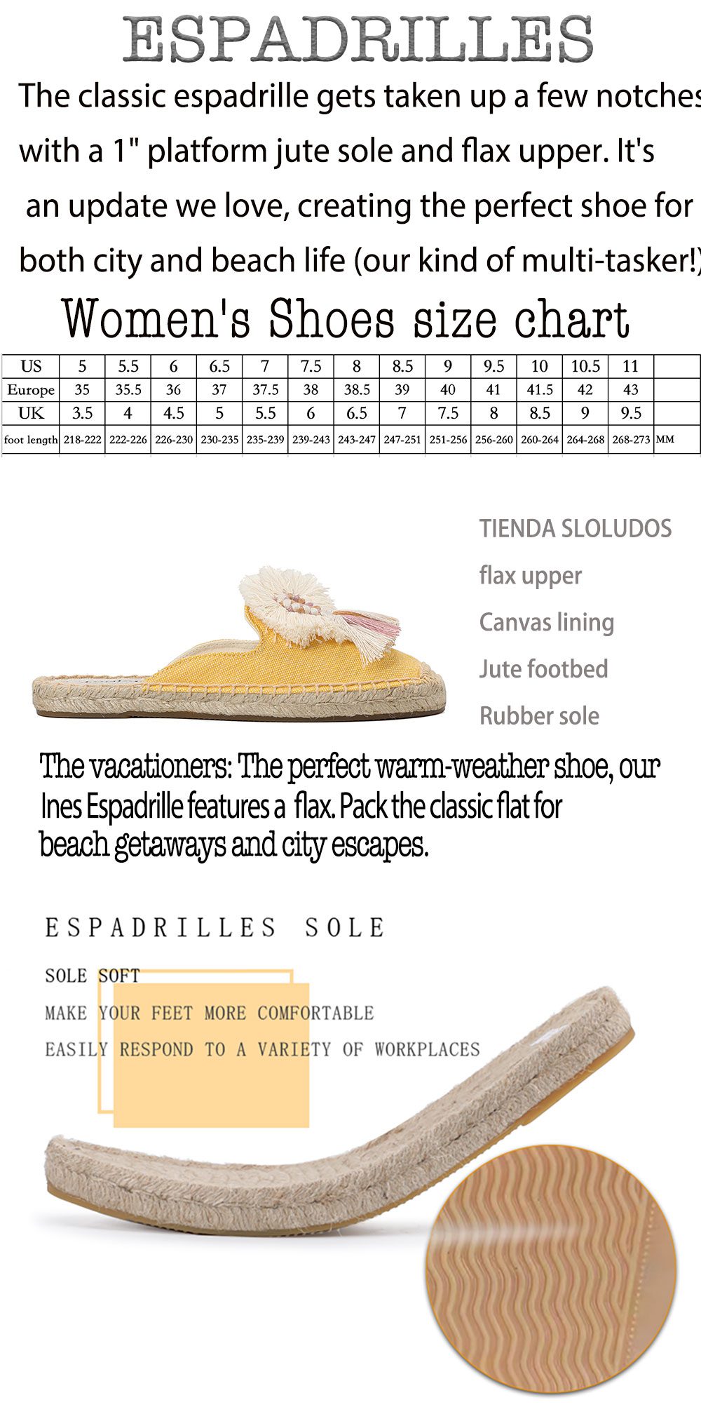 Women Espadrilles Shoes 2022 Slippers Flat New Flip Flops De Mujer Sale Hemp Summer Rubber Slides Unicornio Pantufas