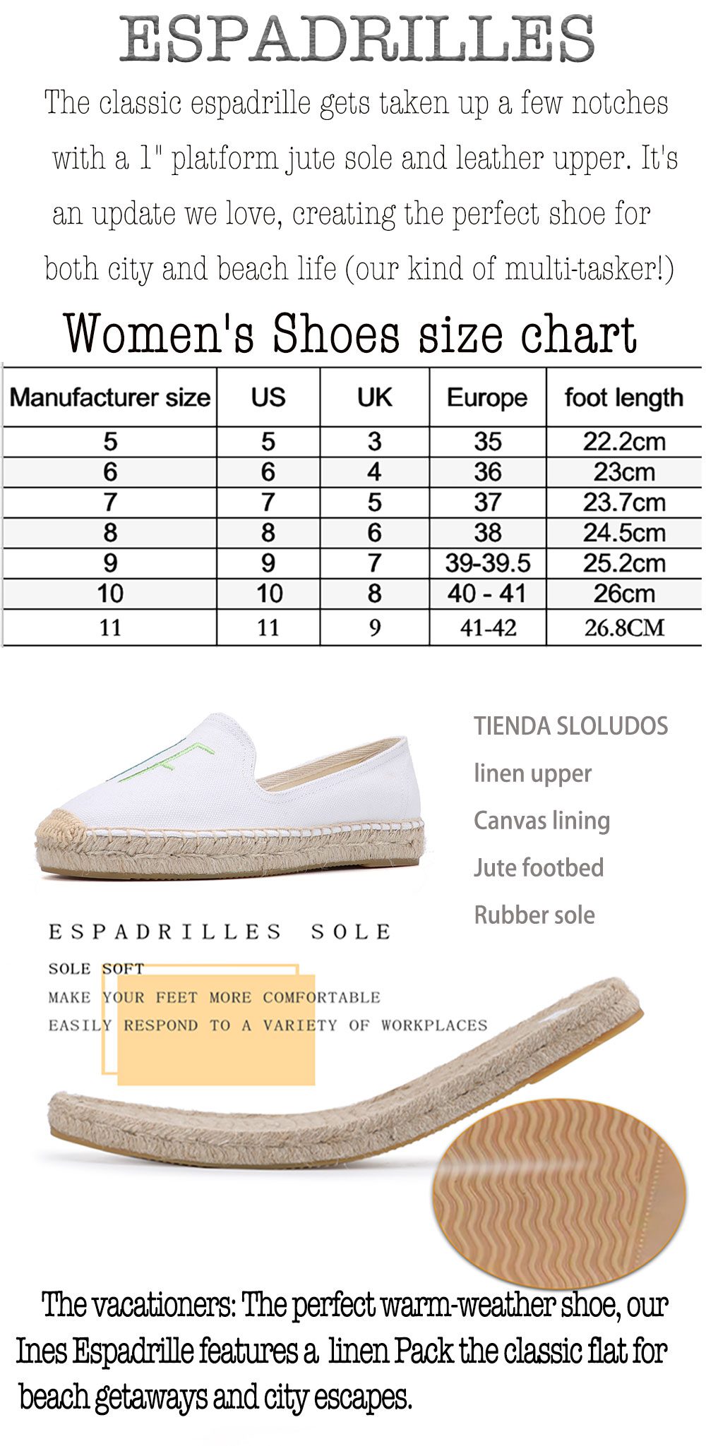 2021 New Limited Hemp Rubber Zapatillas Mujer Sapatos Tienda Soludos Womens Espadrilles Flat Shoes Platform Oxford For Alphabet