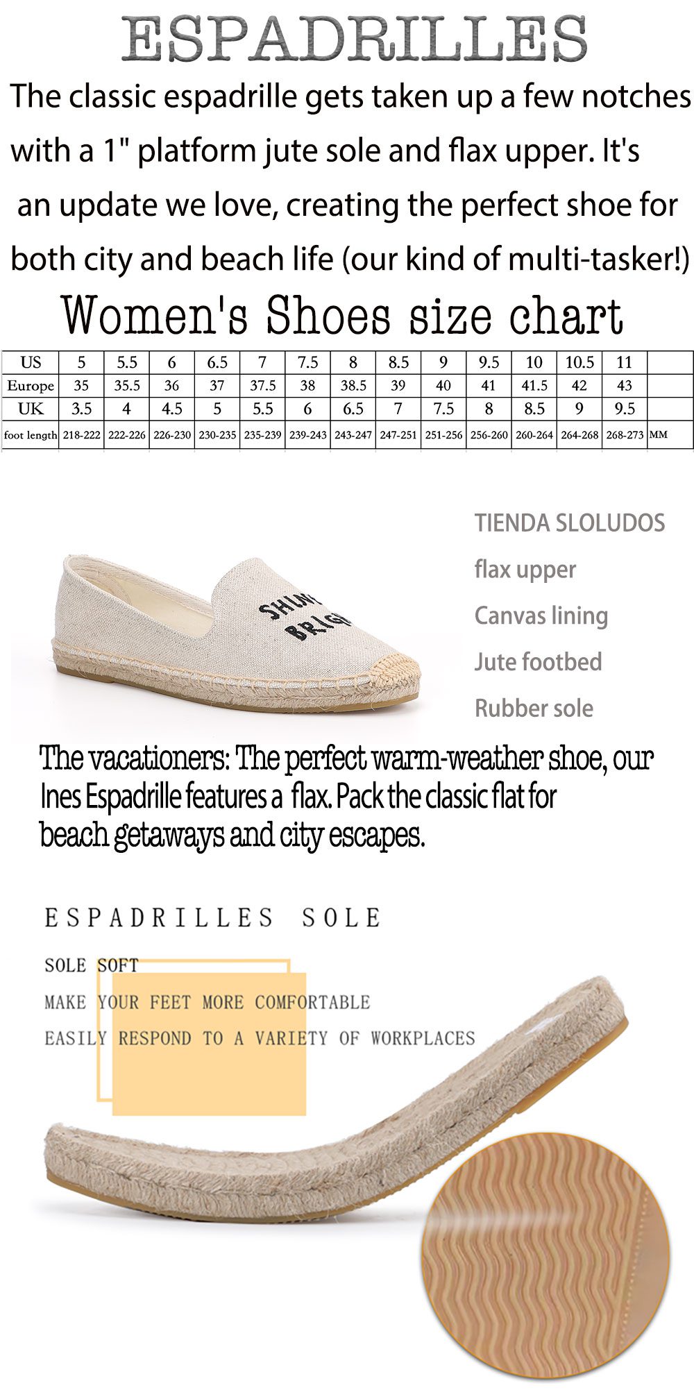 Women's Shoes 2022 Ballet Flats Round Toe Espadrilles For Flat Ladies Rushed Sale Hemp Sapatos Zapatillas Mujer Casual
