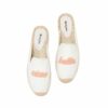Ladies Summer Flat Breathable Espadrille Slippers Fashion Casual Simple Beach Sandals Ladies Muller Shoes Shallow Mouth