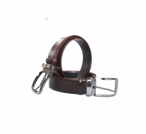 Premium Handmade Brown Belts with High Quality Silver Buckles, Real Calf Leather, Handsewn Stripes, Matching Accessories