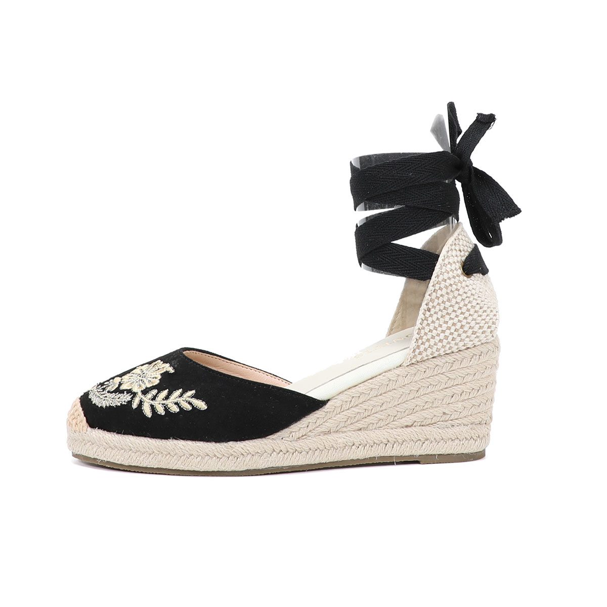 Summer Ladies Fashion Platform Ankle Strap Wedge Wrap Toe Comfort High Heel Espadrilles Women Style Sandals