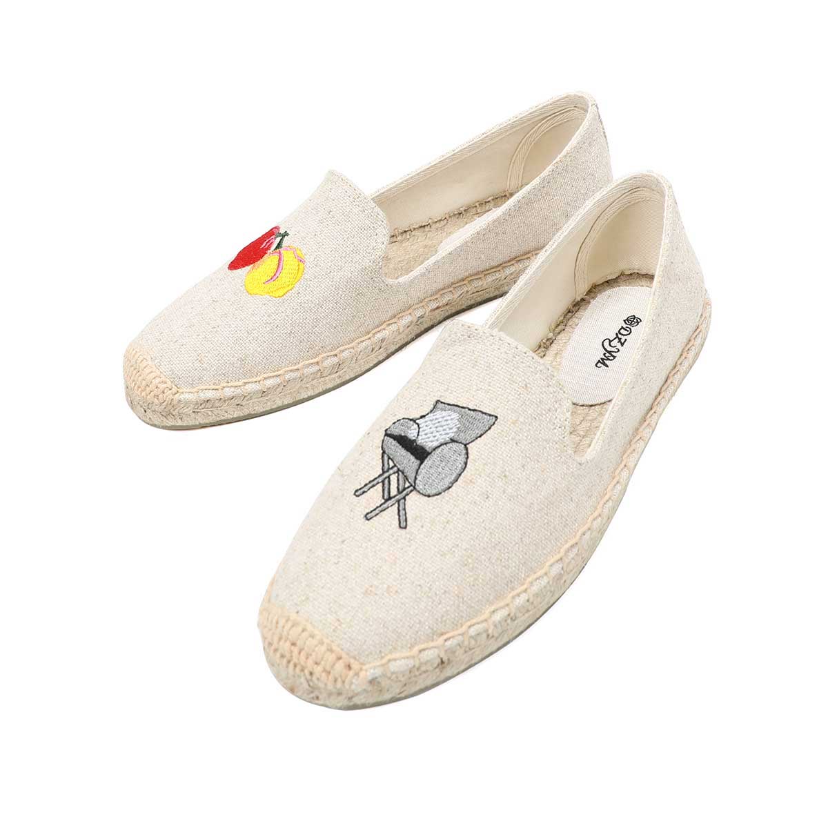 High quality 2022 spring and autumn new round toe flat ladies fashion comfortable loafer shoes casual espadrilles