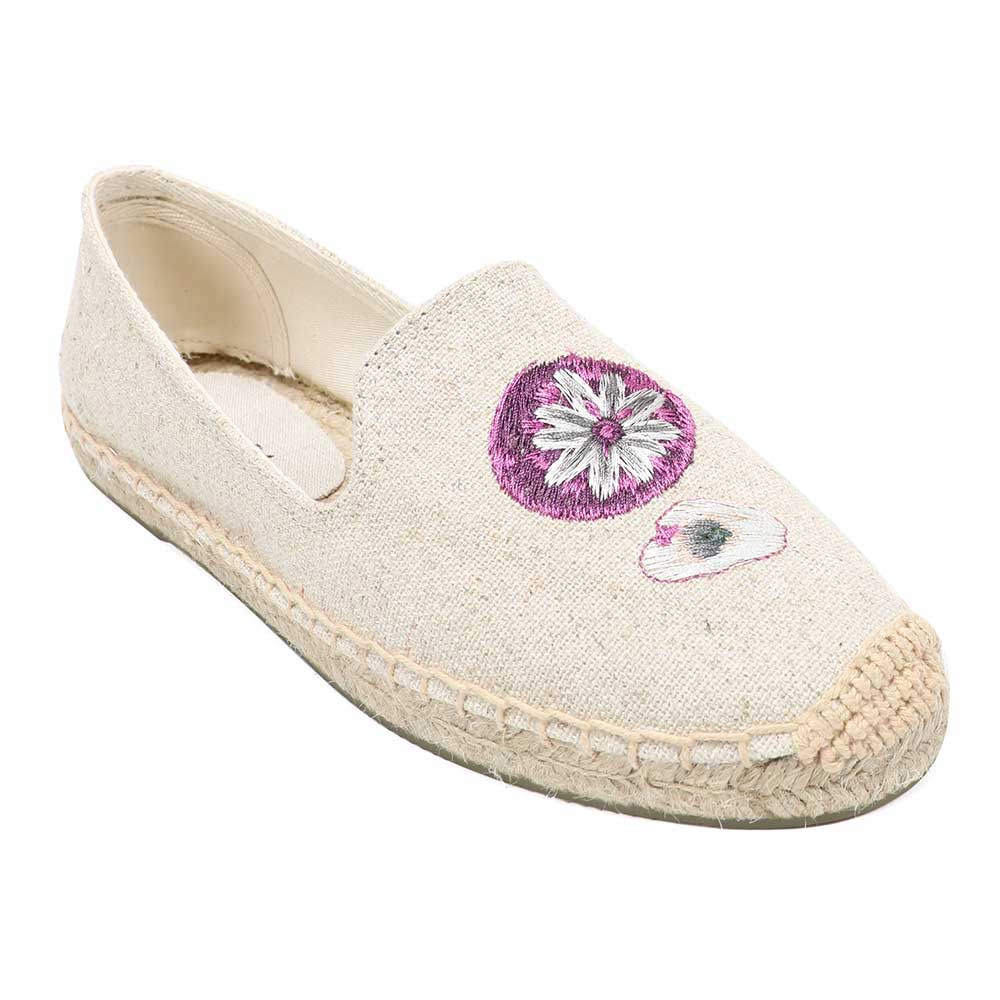 Summer flat-soled comfortable slip-on breathable espadrille ladies all-match thick-soled round-toe low-top fisherman shoes