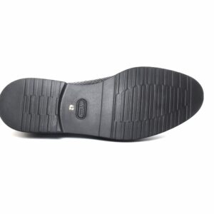 SHENBIN'S Handmade Black Woven Leather Derby Shoes with Extra Light Soles, Shenbin's Exclusive Men's Footwear