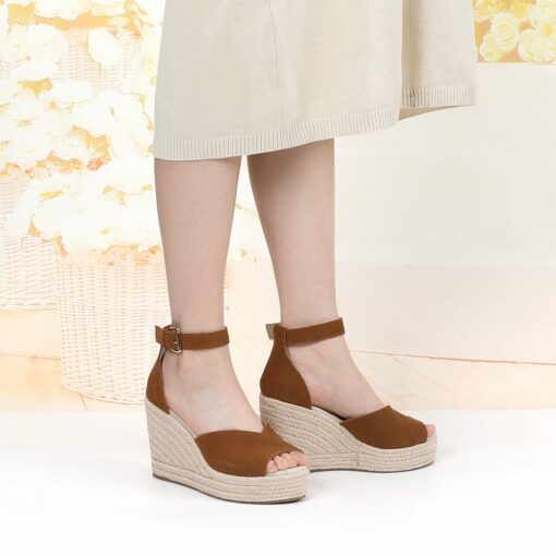Sandalias Mujer Sapatos Mulher Tienda Soludos Platform Wedges Sandals Shoes Heel For Dresses Heels Summer Sale Slip On Wedge