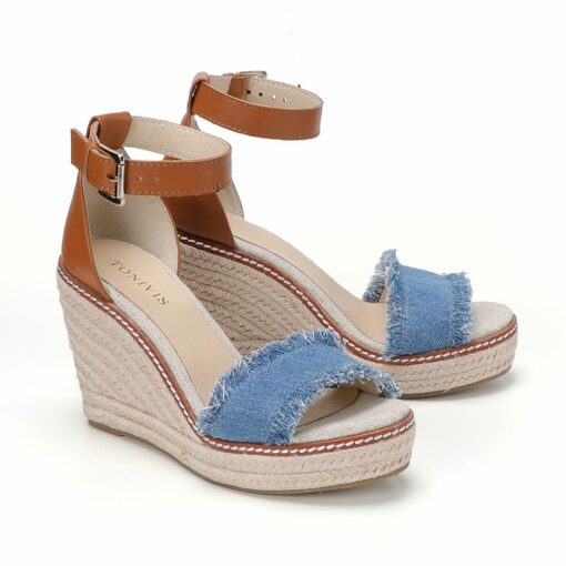 Sapato Feminino Sandalias Mujer Sapatos Mulher Platform Wedges Sandals Shoes Heel For Dresses Heels Summer Sale