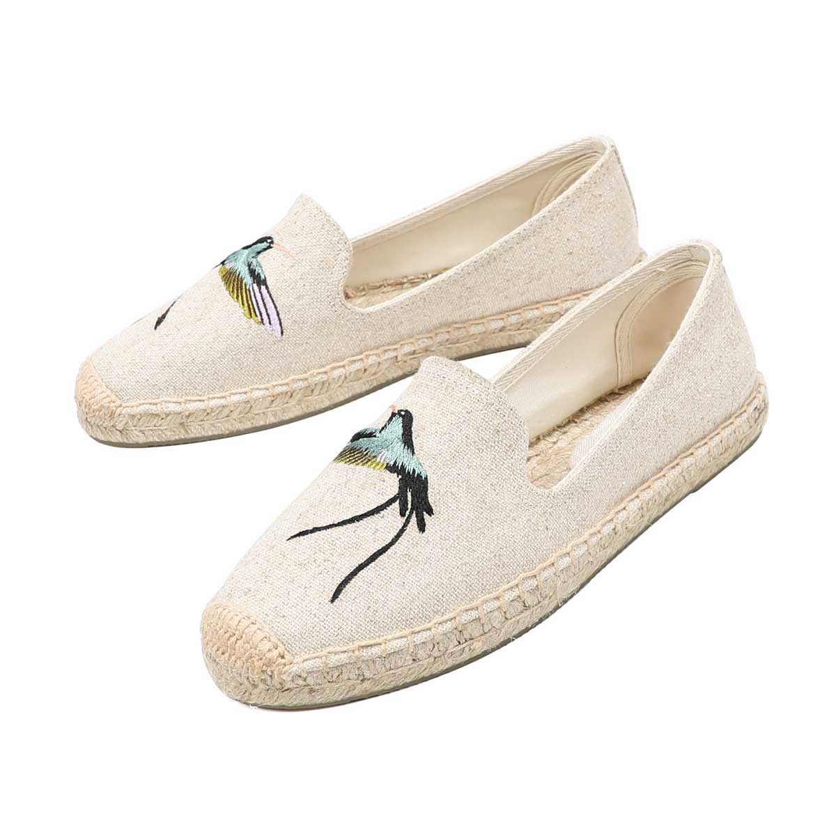 Summer flat-soled comfortable slip-on breathable espadrille ladies all-match thick-soled round-toe low-top fisherman shoes