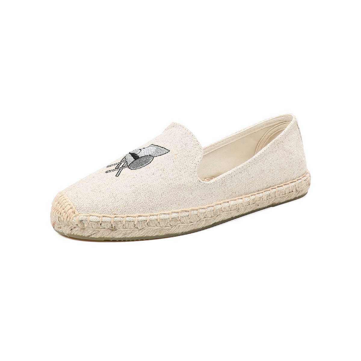 High quality 2022 spring and autumn new round toe flat ladies fashion comfortable loafer shoes casual espadrilles