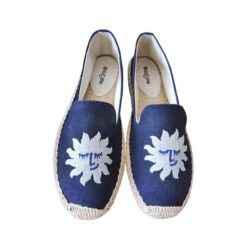 Sun Pattern Exquisite Embroidery Fashion Elegant High quality Flat bottomed Women s Espadrilles Casual Breathable Single