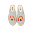 Sun and Moon Pattern Embroidery Flat bottomed Breathable Espadrilles Ladies Casual and Comfortable One step Slippers