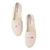 Woman Espadrilles Shoes  Casual Real Sapatos Soludos Espadrille New Fashion Ballet Walking Ladies Flats Slip